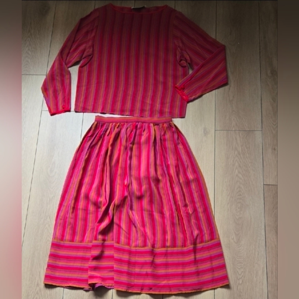 MORTON MYLES Vintage Skirt Suit Sz M
